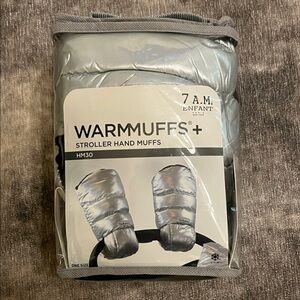 7 A.M. Enfant Silver Warmmuffs Stroller Hand Muffs